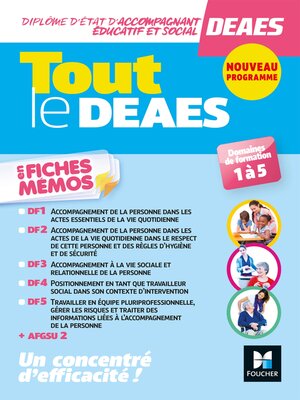 cover image of Tout le DEAES en fiches mémos--Nouveau programme